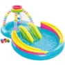 Intex Aufblasbarer Pool Rainbow Games Mit Rutsche 206l 2.95x1.91x1.09 Cm, Multicolor, One Size