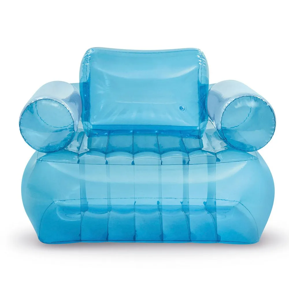 Intex Aufblasbarer Sessel Einzeln Transparent Blau 109x107x79 Cm, Multicolor, One Size Intex Aufblasbarer Sessel Einzeln Transparent Blau 109x107x79 Cm, Multicolor, One Size