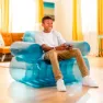 Intex Aufblasbarer Sessel Einzeln Transparent Blau 109x107x79 Cm, Multicolor, One Size
