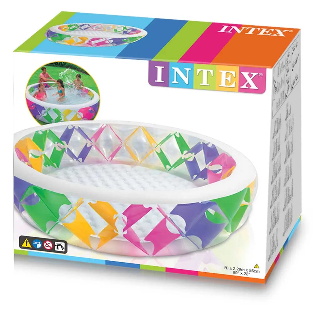 Intex Aufblasbares Schwimmbecken Refurbished, Multicolor, 229 x 56cm Intex Aufblasbares Schwimmbecken Refurbished, Multicolor, 229 x 56cm