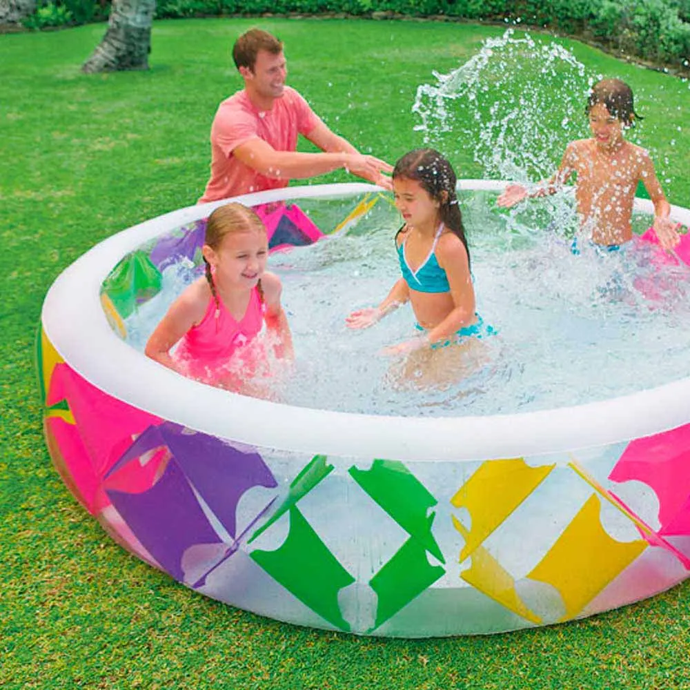 Intex Aufblasbares Schwimmbecken Refurbished, Multicolor, 229 x 56cm Intex Aufblasbares Schwimmbecken Refurbished, Multicolor, 229 x 56cm