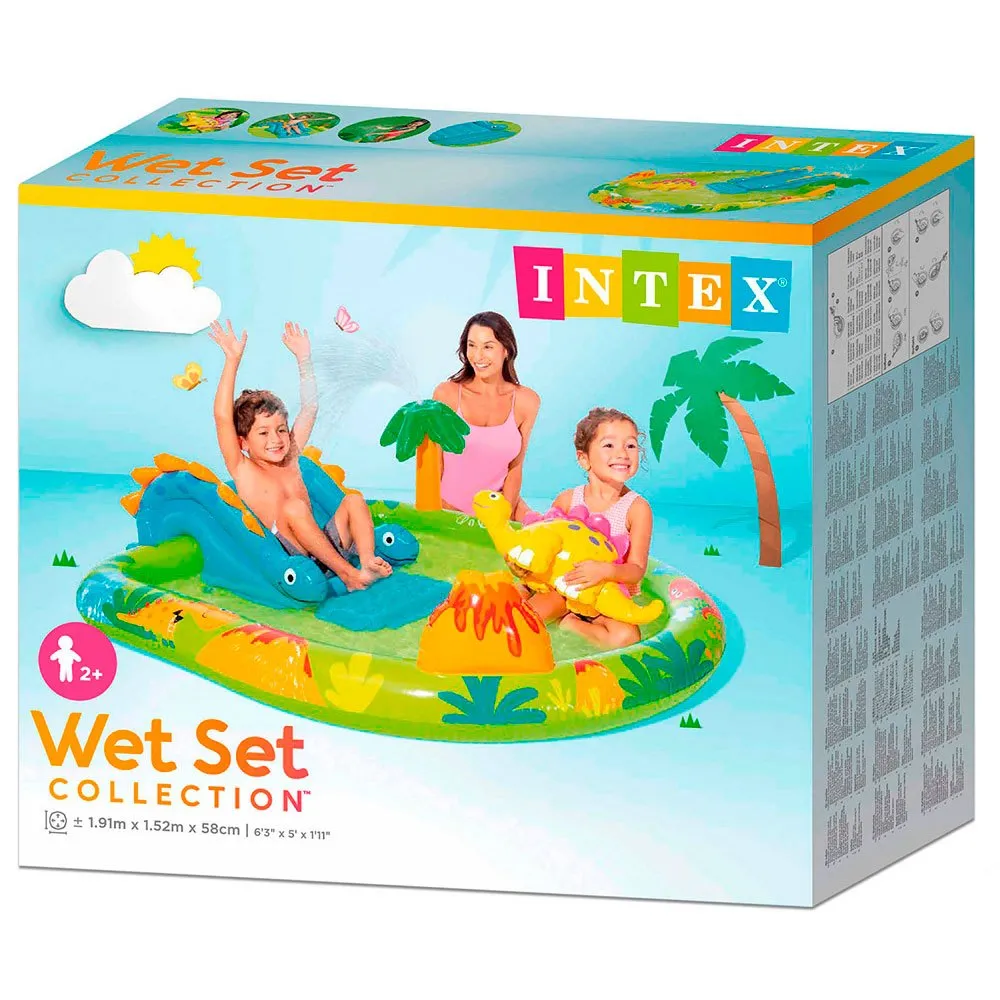 Intex Aufblasbares Wasserspielzentrum Mit Dinosaurier-wasserstrahlen 191x152x58 Cm, Multicolor, One Size Intex Aufblasbares Wasserspielzentrum Mit Dinosaurier-wasserstrahlen 191x152x58 Cm, Multicolor, One Size