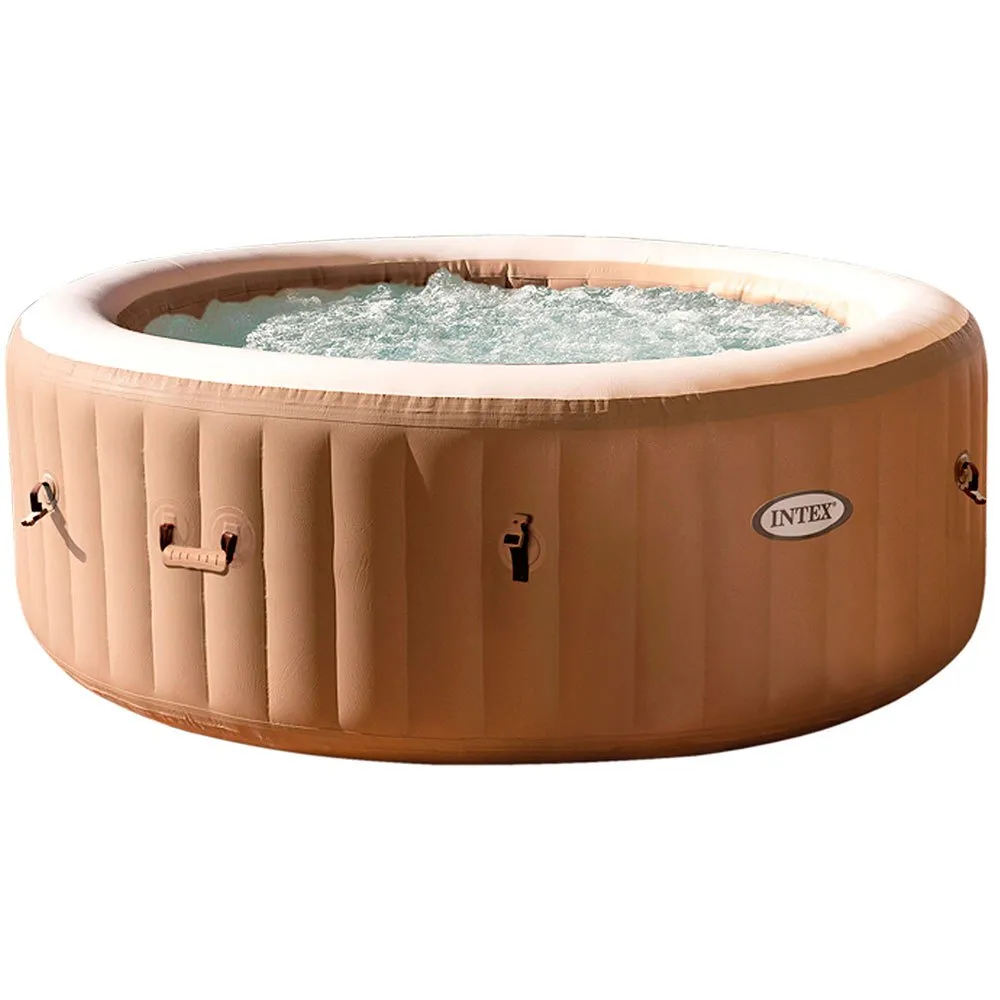 Intex Bubble Massage Purespa Pool, Brown / beige, 6 People Intex Bubble Massage Purespa Pool, Brown / beige, 6 People