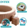 Intex Bubble Massage Purespa Pool, Brown / beige, 6 People