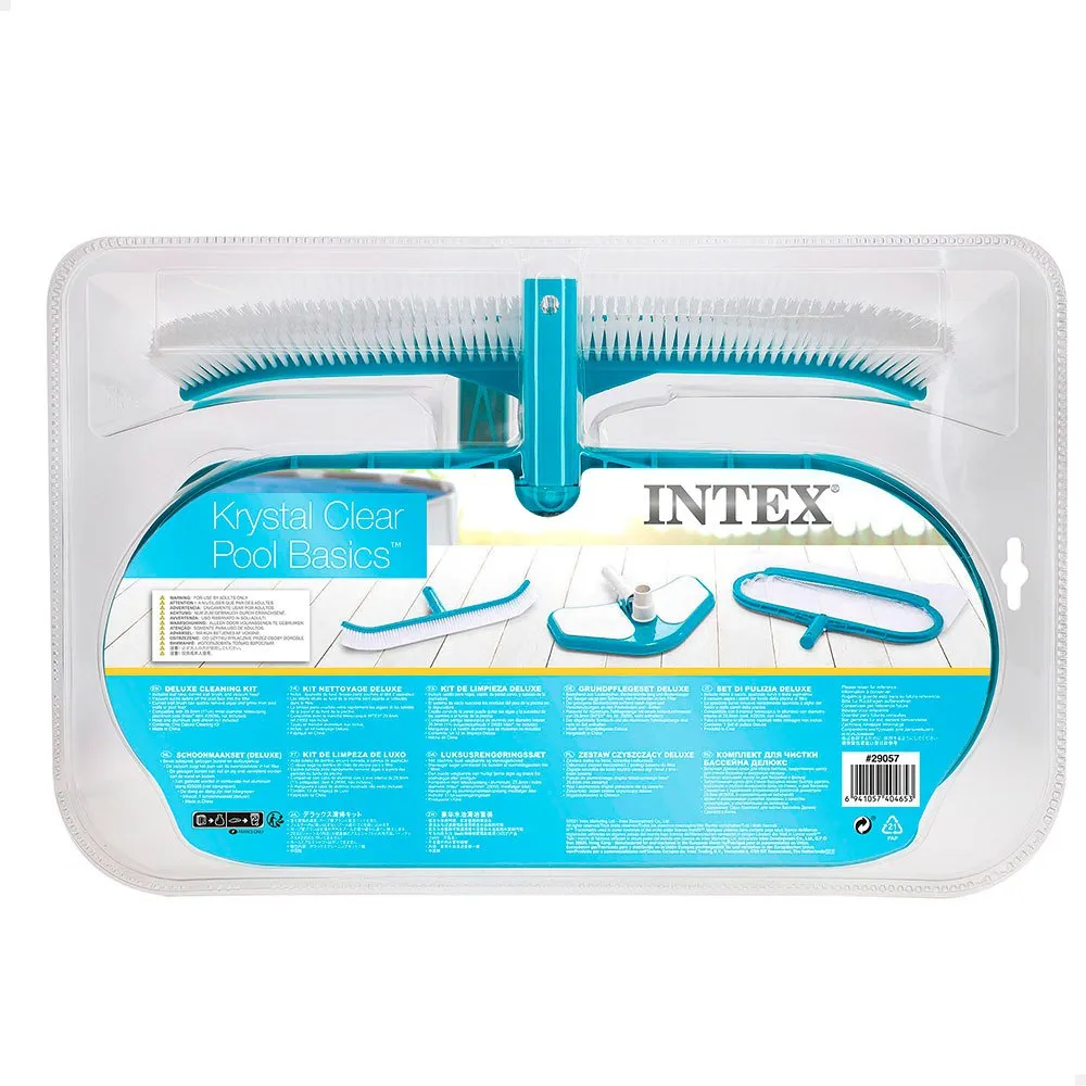 Intex Deluxe Reinigungsset, Blue, One Size Intex Deluxe Reinigungsset, Blue, One Size