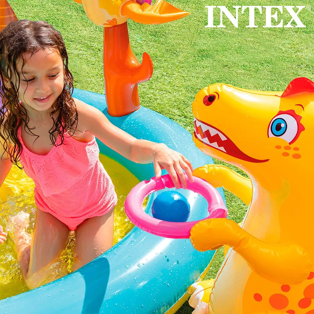 Intex Dinosaurierbecken, Multicolor, 333 x 229 x 112cm Intex Dinosaurierbecken, Multicolor, 333 x 229 x 112cm
