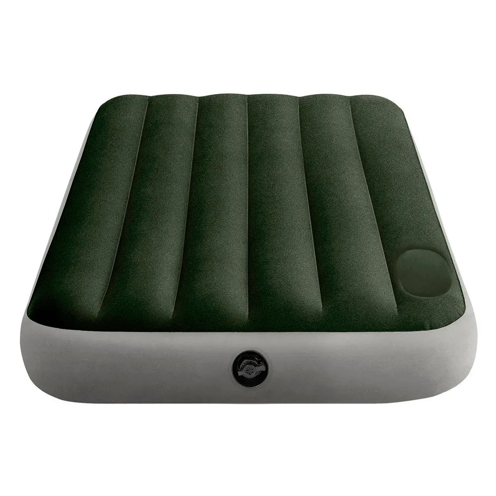 Intex Downy Fiber-tech Einzelbett Mit Fußpumpe Matratze, Green / grey, 99 x 191 x 25cm Intex Downy Fiber-tech Einzelbett Mit Fußpumpe Matratze, Green / grey, 99 x 191 x 25cm