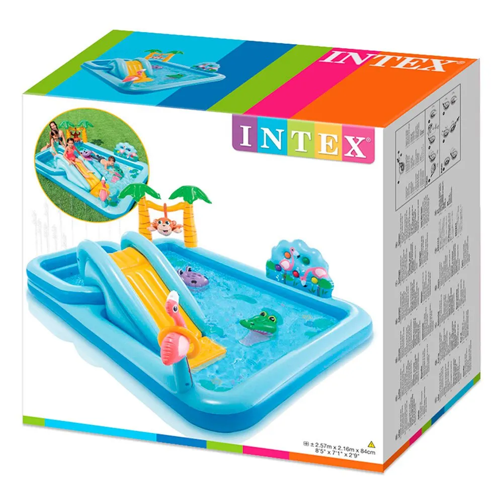Intex Dschungelabenteuer Wasserspielplatz unisex, Blue, One Size Intex Dschungelabenteuer Wasserspielplatz unisex, Blue, One Size