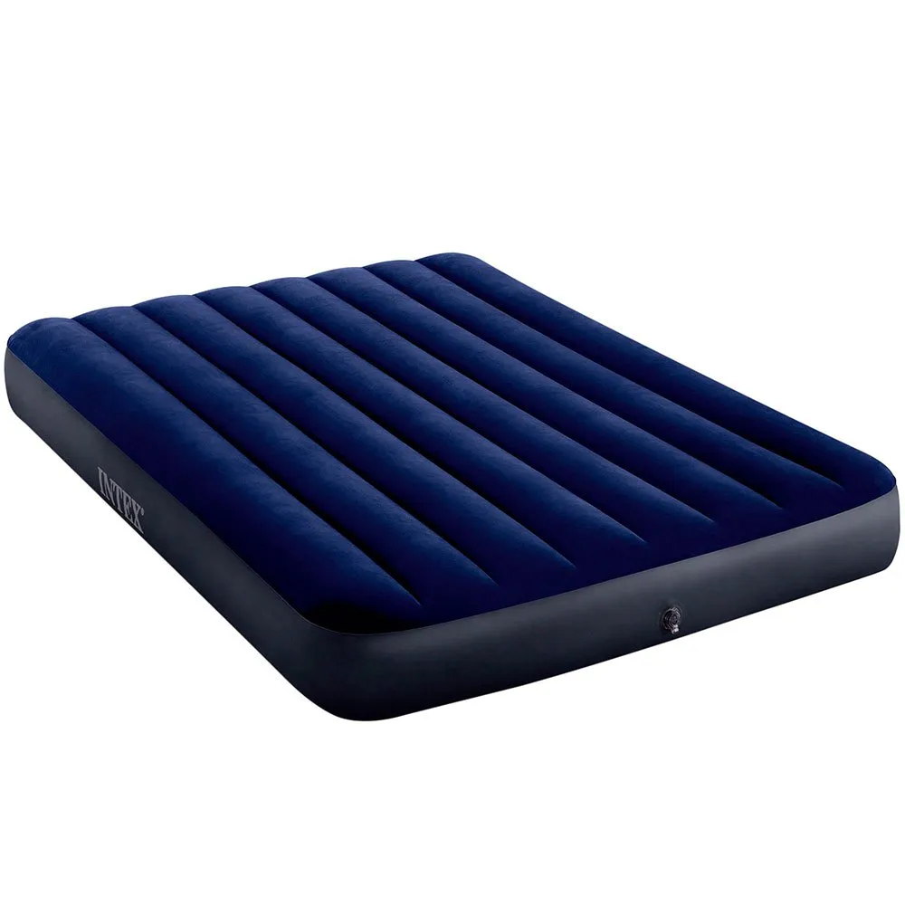Intex Dura-beam Classic Downy Doppel-luftbett, Blue, 191 x 137 x 25cm Intex Dura-beam Classic Downy Doppel-luftbett, Blue, 191 x 137 x 25cm