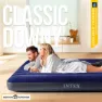 Intex Dura-beam Classic Downy Doppel-luftbett, Blue, 191 x 137 x 25cm