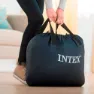 Intex Dura Beam Deluxe Ultra Plush Luftmatratze, Grey, 152 x 236 x 86cm