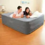 Intex Dura-beam Plus Comfortplush Luftmatratze, Grey, 152 x 203 x 56cm