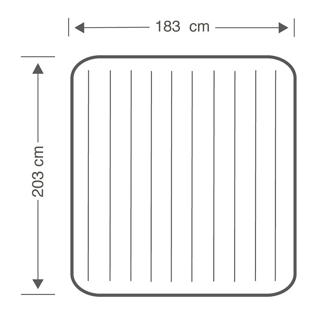 Intex Dura-beam Standard Classic Downy Luftmatratze Intex Dura-beam Standard Classic Downy Luftmatratze