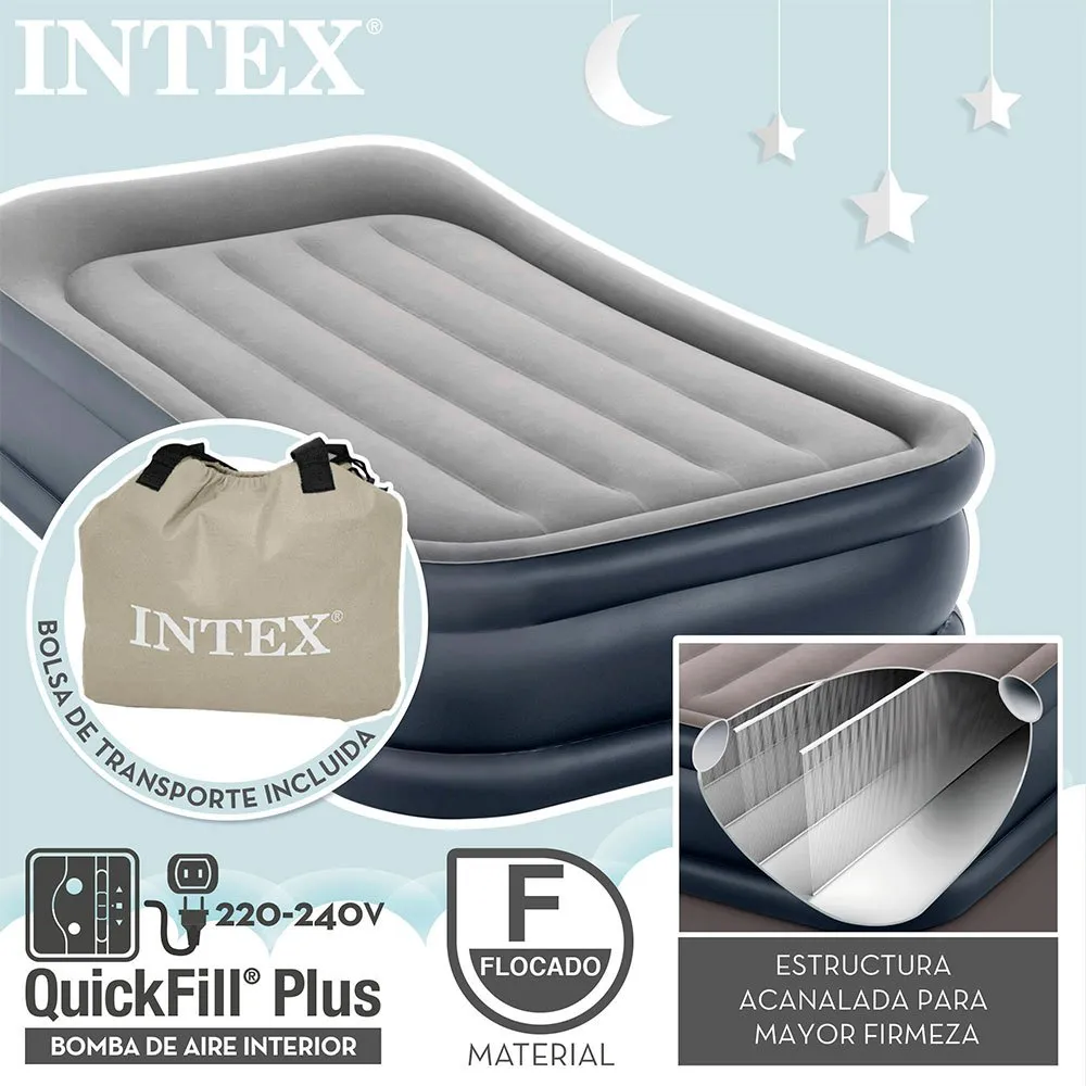 Intex Dura-beam Standard Deluxe Pillow Luftmatratze, Black, 99 x 191 x 42cm Intex Dura-beam Standard Deluxe Pillow Luftmatratze, Black, 99 x 191 x 42cm