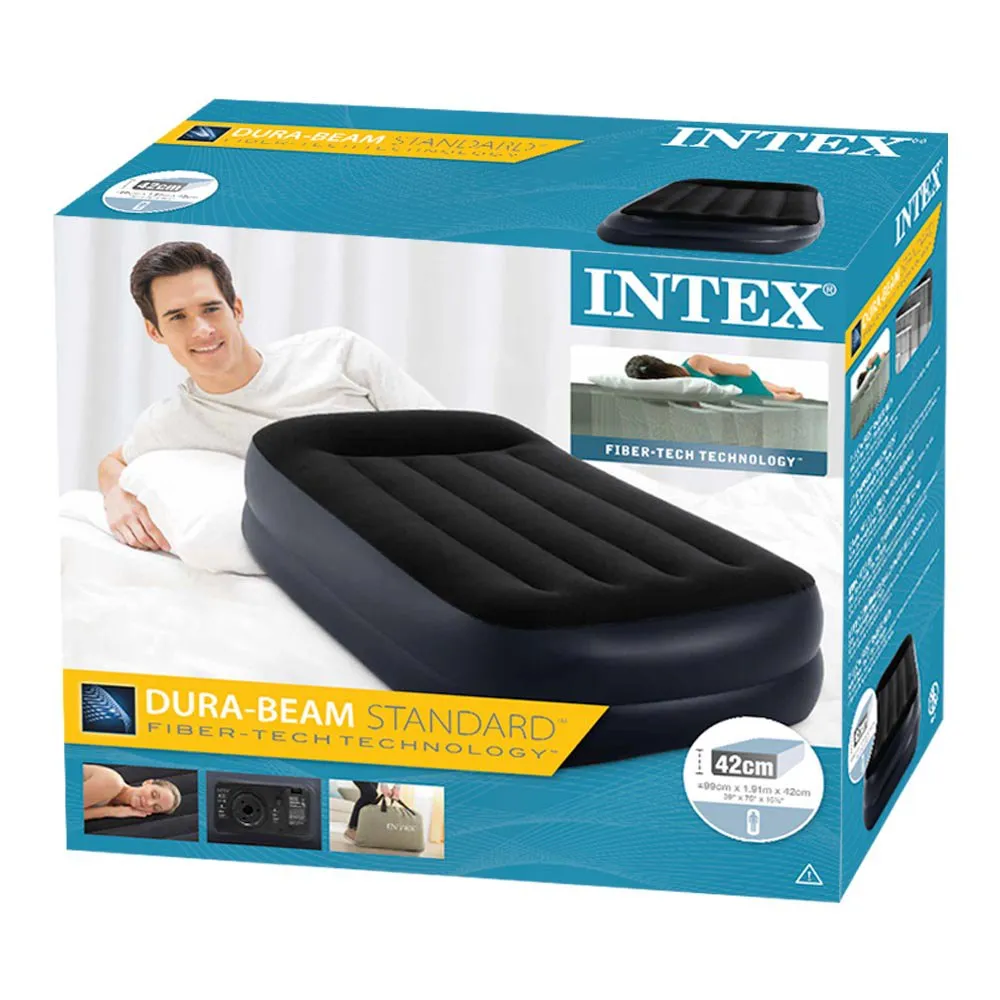 Intex Dura-beam Standard Pillow Rest Luftmatratze Refurbished, Black, 99 x 191 x 30cm Intex Dura-beam Standard Pillow Rest Luftmatratze Refurbished, Black, 99 x 191 x 30cm