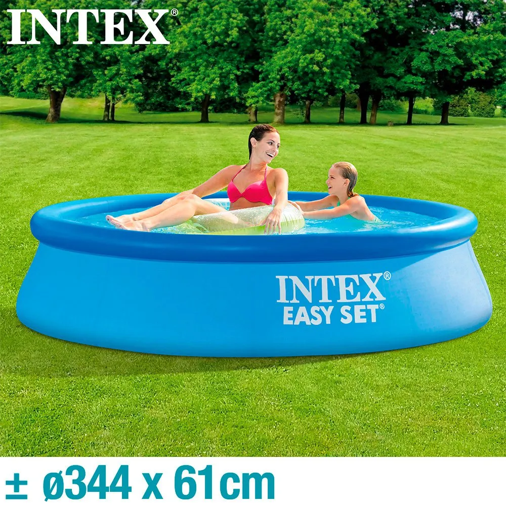 Intex Easy Set Aufblasbarer Pool 244x61 Cm, Blue, 244 x 61cm