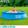 Intex Easy Set Aufblasbarer Pool 244x61 Cm, Blue, 244 x 61cm