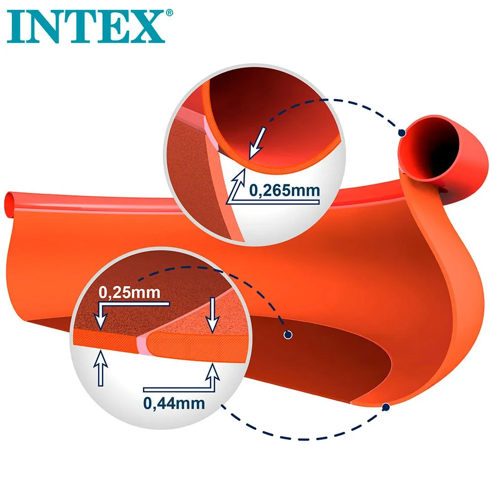 Intex Easy Set Crab Ø183x51cm Runder Aufblasbarer Pool, Red, 183 x 51cm