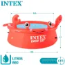 Intex Easy Set Crab Ø183x51cm Runder Aufblasbarer Pool, Red, 183 x 51cm
