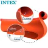 Intex Easy Set Crab Ø183x51cm Runder Aufblasbarer Pool, Red, 183 x 51cm