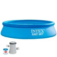 Intex Einfaches Set Mit Filterkartuschenpumpe Pool 244x61 Cm Intex Einfaches Set Mit Filterkartuschenpumpe Pool 244x61 Cm