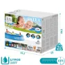 Intex Einfaches Set Mit Filterkartuschenpumpe Pool 305x61 Cm, Blue, 305 x 61cm
