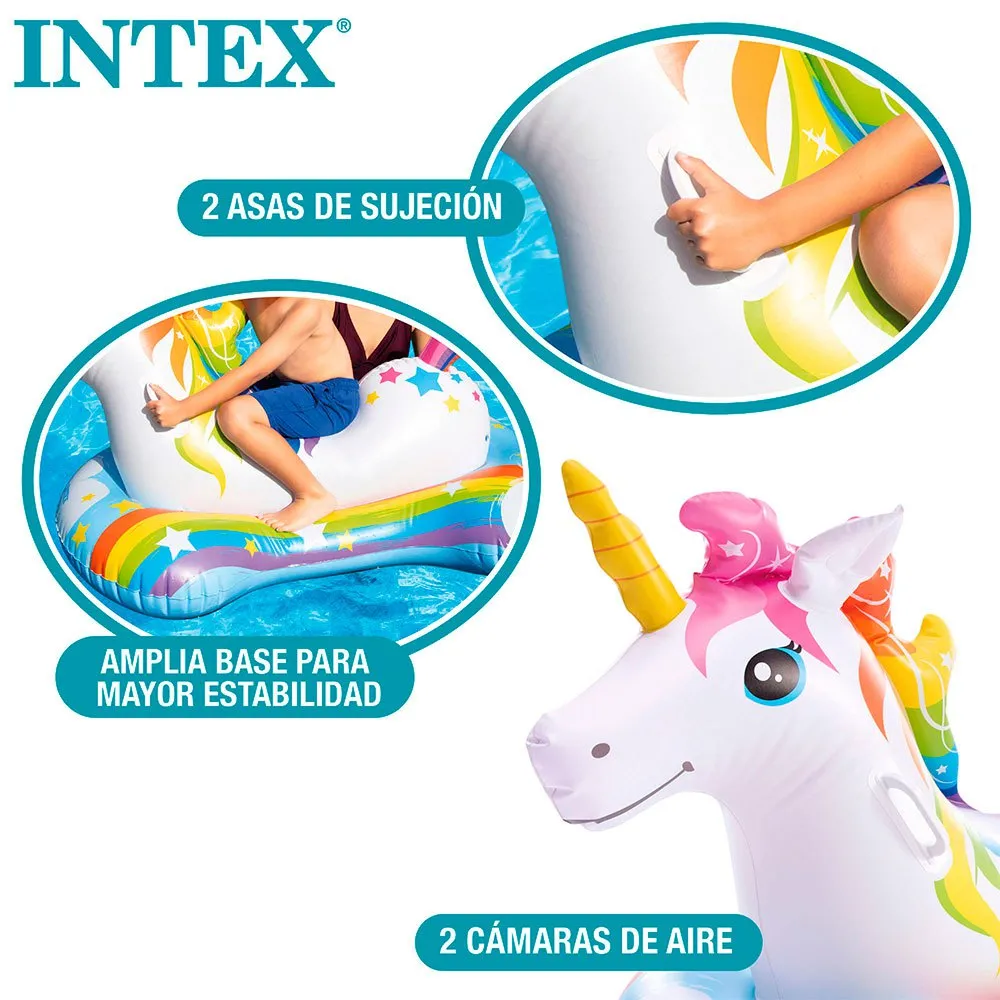 Intex Einhorn-schwimmhilfe 163x86 Cm, Multicolour, 163 x 86cm Intex Einhorn-schwimmhilfe 163x86 Cm, Multicolour, 163 x 86cm