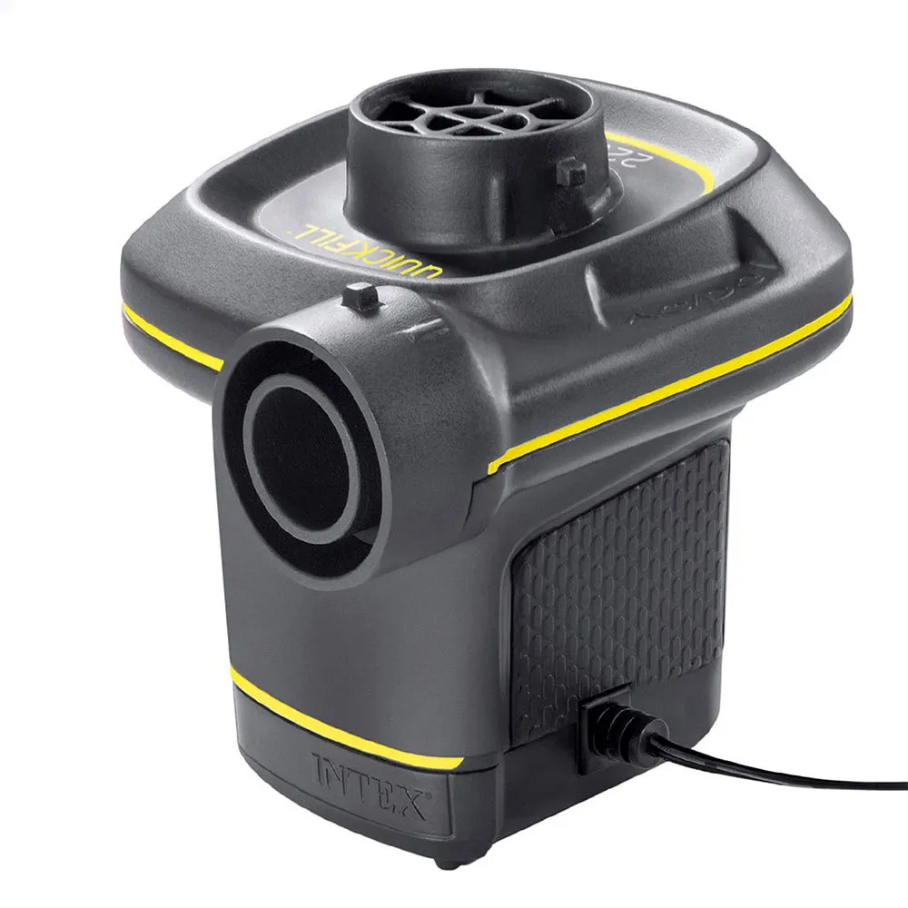 Intex Elektrische Luftpumpe Mit Adaptern, Black, One Size Intex Elektrische Luftpumpe Mit Adaptern, Black, One Size