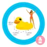 Intex Enten Schwimmring unisex, Yellow, 147 x 147 x 81cm