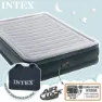 Intex Fiber-tech Comfort Plush Luftmatratze, Grey, 152 x 203 x 33cm