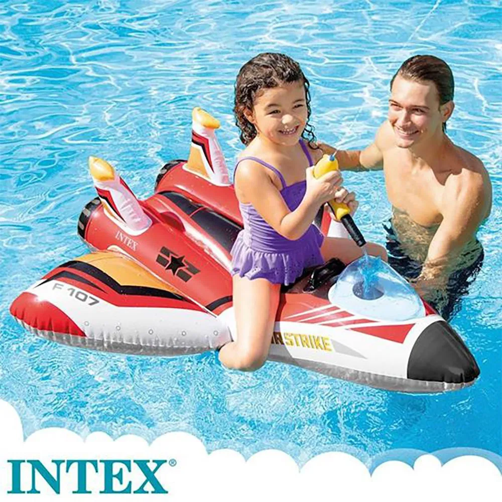 Intex Flugzeugfigur Mit Wasserwerfer Verschiedene Ausführungen 117x117 Cm, Multicolor, One Size Intex Flugzeugfigur Mit Wasserwerfer Verschiedene Ausführungen 117x117 Cm, Multicolor, One Size