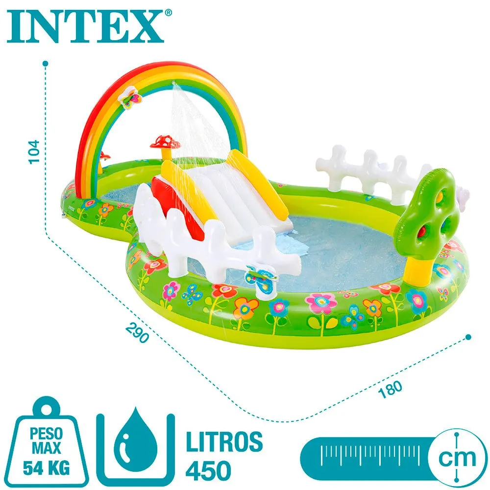 Intex Gartenspielzentrum Mit Rutsche Und Pool, Multicolour, 290 x 180 x 104cm Intex Gartenspielzentrum Mit Rutsche Und Pool, Multicolour, 290 x 180 x 104cm