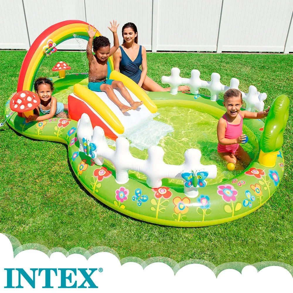 Intex Gartenspielzentrum Mit Rutsche Und Pool, Multicolour, 290 x 180 x 104cm Intex Gartenspielzentrum Mit Rutsche Und Pool, Multicolour, 290 x 180 x 104cm