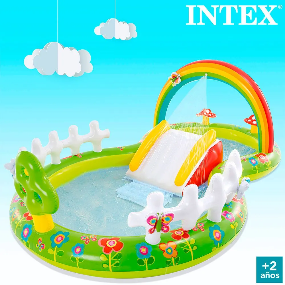 Intex Gartenspielzentrum Mit Rutsche Und Pool, Multicolour, 290 x 180 x 104cm Intex Gartenspielzentrum Mit Rutsche Und Pool, Multicolour, 290 x 180 x 104cm