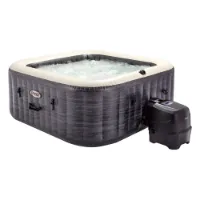 Intex Greystone Deluxe 175x175x71 Cm Aufblasbarer Whirlpool Intex Greystone Deluxe 175x175x71 Cm Aufblasbarer Whirlpool