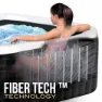 Intex Greystone Deluxe 175x175x71 Cm Aufblasbarer Whirlpool unisex, Grey, 795L