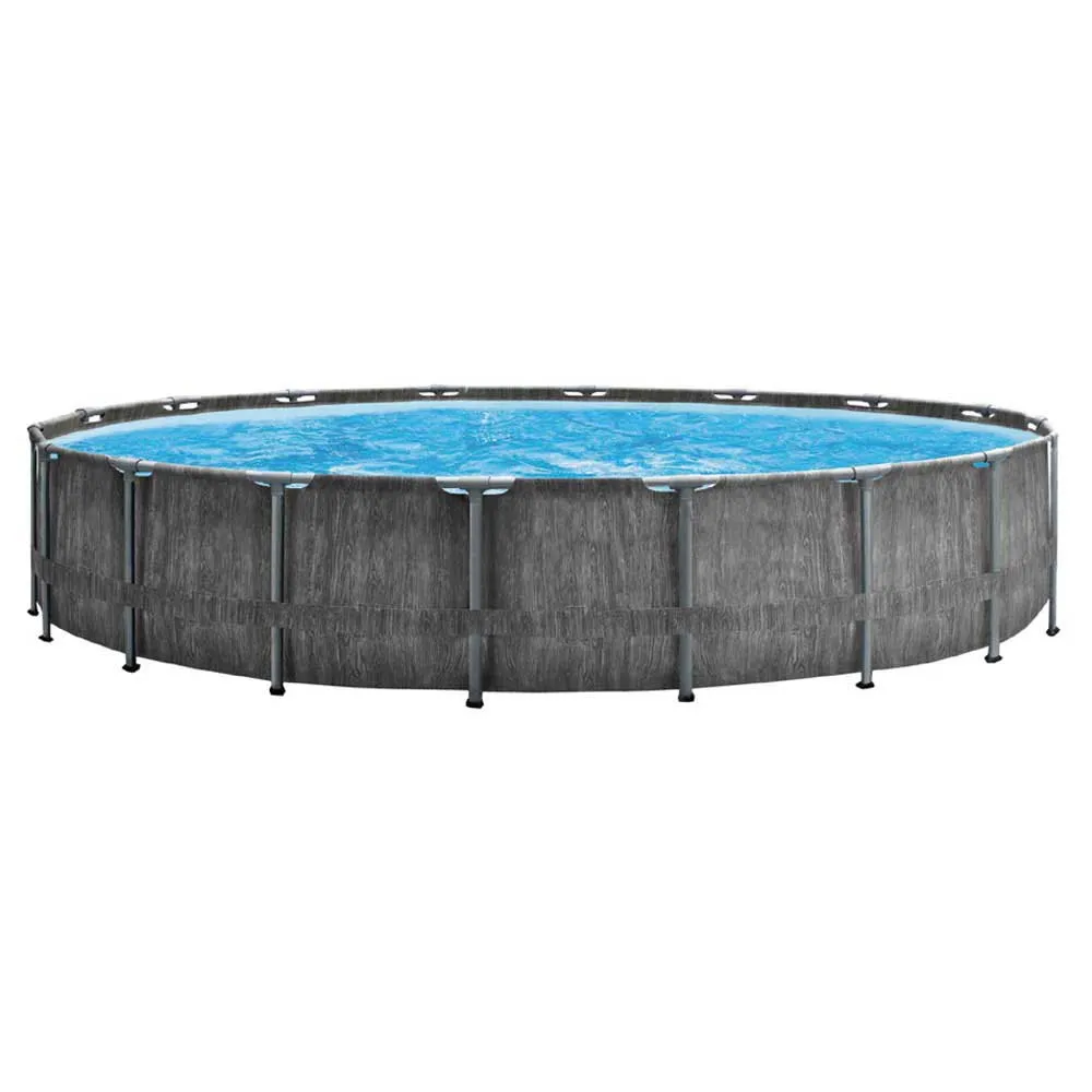 Intex Greywood Prism Premium Ø 549x122 Cm Stahl Runder Aufstellpool, Grey / blue, 24311L Intex Greywood Prism Premium Ø 549x122 Cm Stahl Runder Aufstellpool, Grey / blue, 24311L