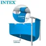 Intex Greywood Prism Premium Ø 549x122 Cm Stahl Runder Aufstellpool, Grey / blue, 24311L