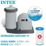 Intex Greywood Prism Premium Ø 549x122 Cm Stahl Runder Aufstellpool, Grey / blue, 24311L
