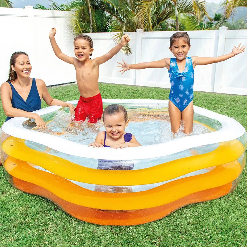 Intex Inflable Pool, Clear, 466L Intex Inflable Pool, Clear, 466L