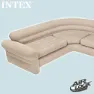 Intex Innen-ecksofa, Beige, 257 x 203 x 76cm