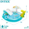 Intex Krokodil-spielzentrum Mit Rutsche Und Pool, Multicolor, 201 x 17 x 84cm