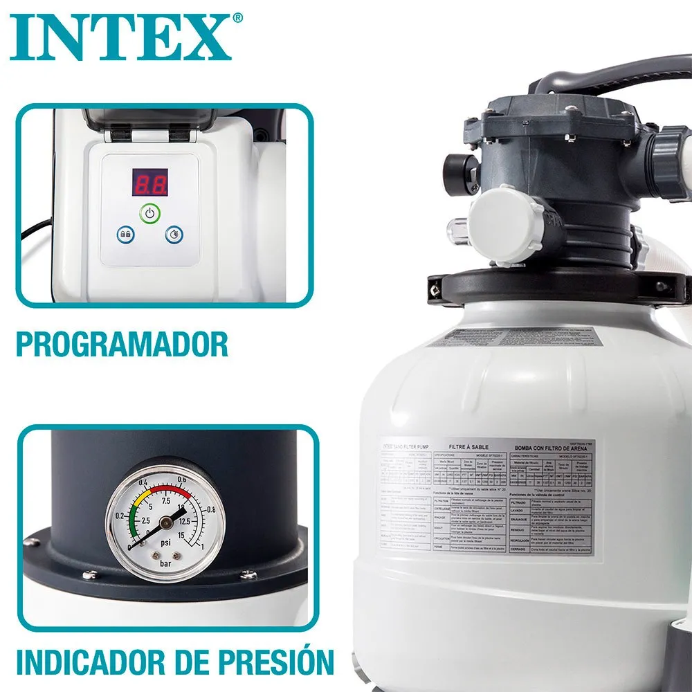 Intex Krystal Clear Sandfilterpumpe 10.500 L/h, One size Intex Krystal Clear Sandfilterpumpe 10.500 L/h, One size