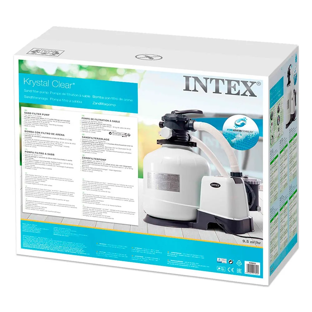 Intex Krystal Clear Sandfilterpumpe 12.000 L/h unisex, One size Intex Krystal Clear Sandfilterpumpe 12.000 L/h unisex, One size