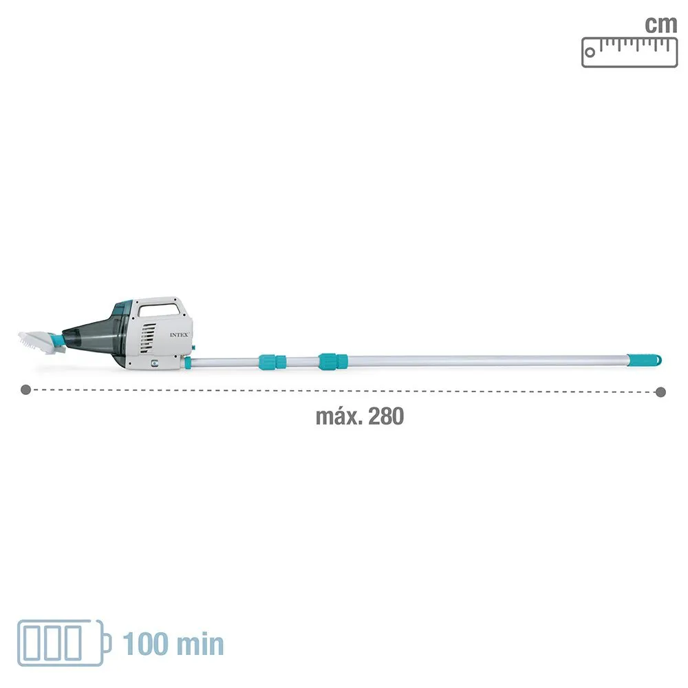Intex Manueller Poolreiniger Mit Akku, Multicolor, One Size Intex Manueller Poolreiniger Mit Akku, Multicolor, One Size