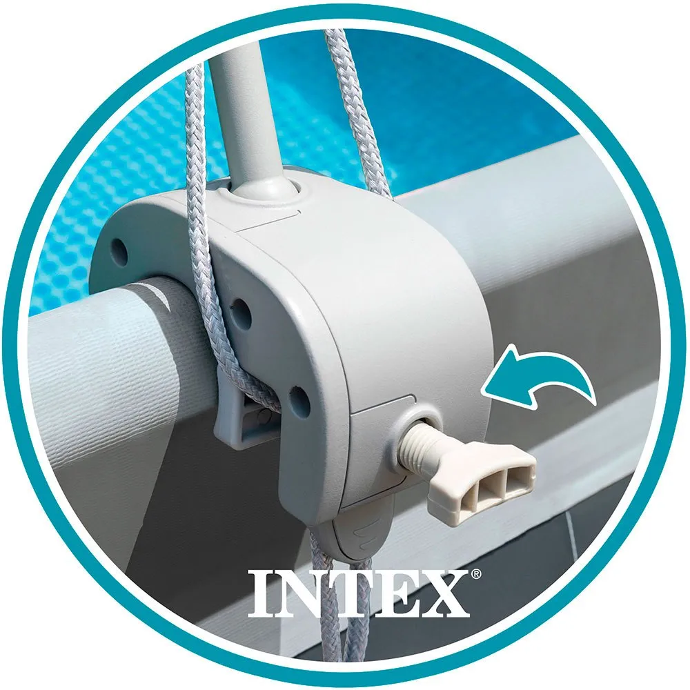 Intex Markise Mit Uv50-schutz Für Metallrahmenpools, White, One Size Intex Markise Mit Uv50-schutz Für Metallrahmenpools, White, One Size
