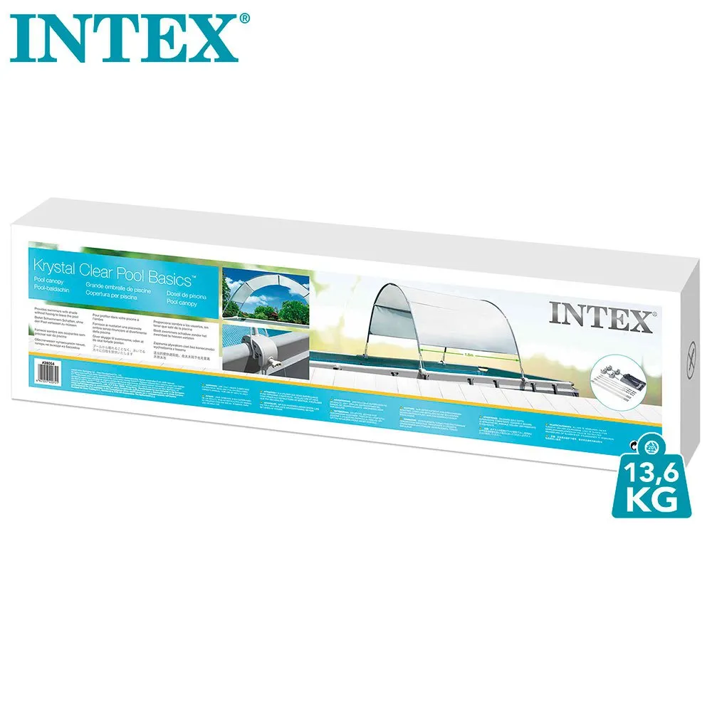 Intex Markise Mit Uv50-schutz Für Metallrahmenpools, White, One Size Intex Markise Mit Uv50-schutz Für Metallrahmenpools, White, One Size