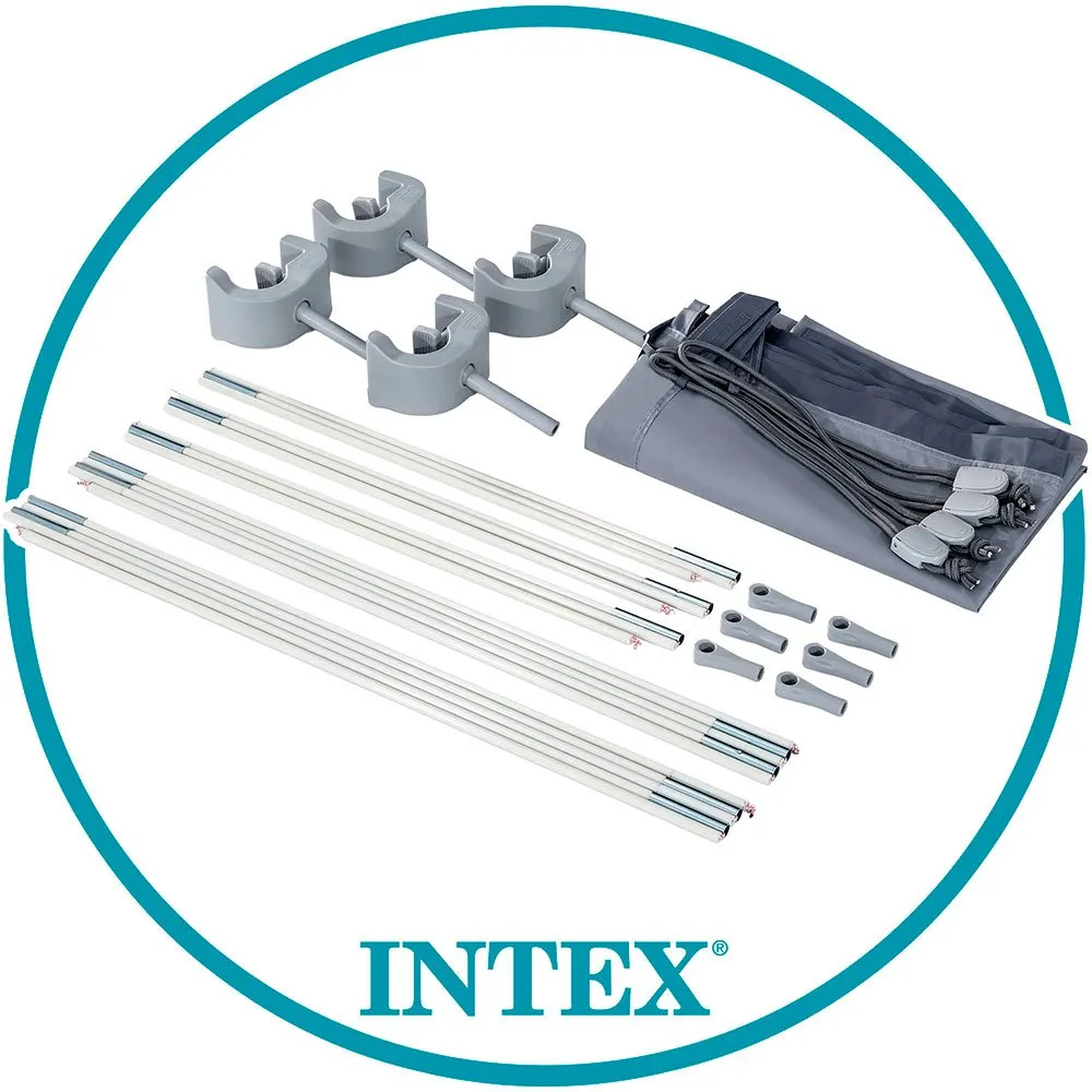 Intex Markise Mit Uv50-schutz Für Metallrahmenpools, White, One Size Intex Markise Mit Uv50-schutz Für Metallrahmenpools, White, One Size
