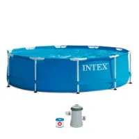 Intex Metal Frame Round+filter Pool unisex Intex Metal Frame Round+filter Pool unisex