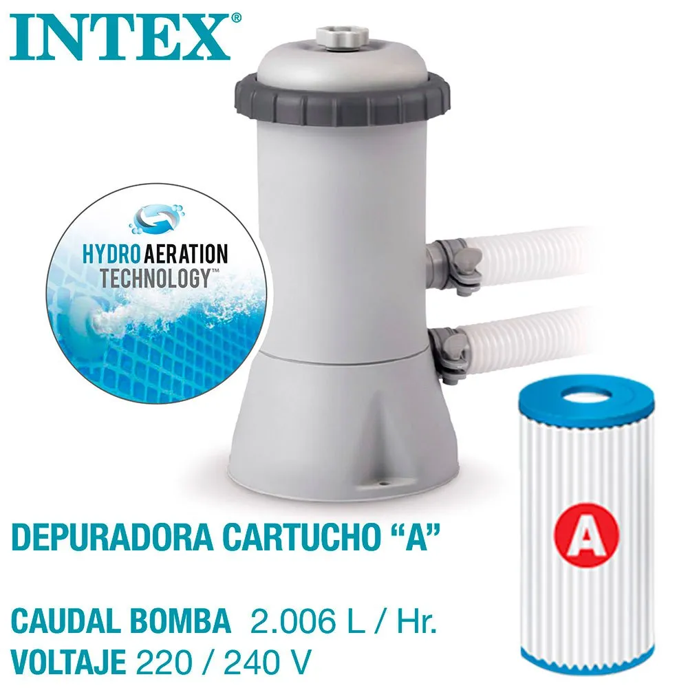 Intex Metallrahmen Mit Kartuschenfilter-pumpen-pool 450x220x84 Cm, Blue, 450 x 220 x 84cm Intex Metallrahmen Mit Kartuschenfilter-pumpen-pool 450x220x84 Cm, Blue, 450 x 220 x 84cm